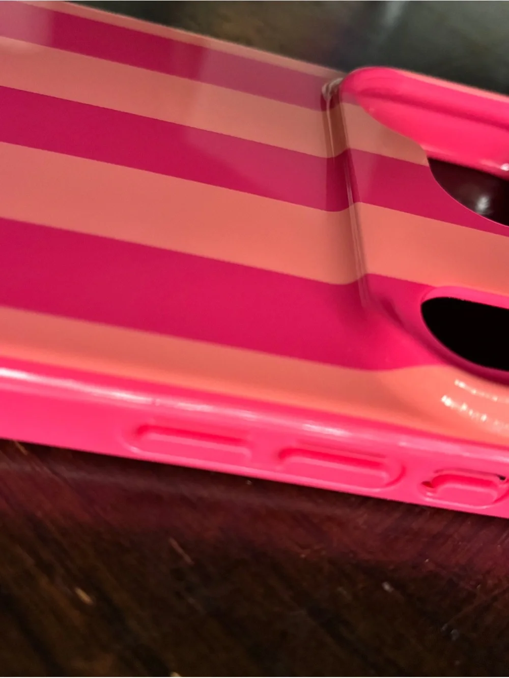 kate spade Pink Stripe Protective iPhone 17 Pro Max Case